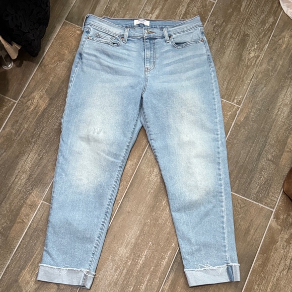 Levi's Light Blue Ankle Jeans - Picture 1 of 10